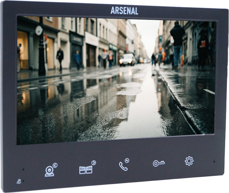 Видеодомофон Arsenal Грация Pro FHD + Рокси FHD (черный) — фото 4