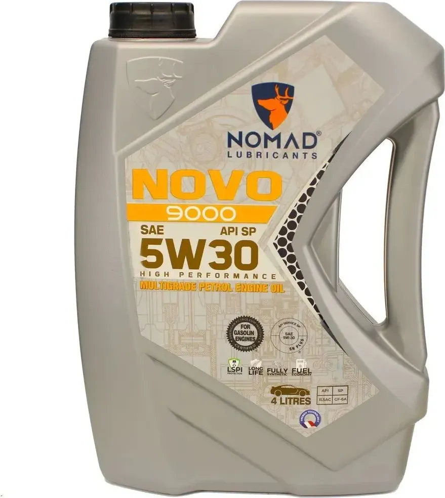 Моторное масло NOMAD Novo 9000 5W-30 API SP ILSAC GF-6A / 31844 (4л)