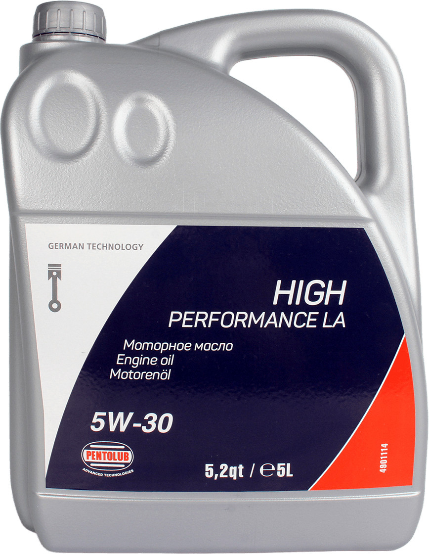 Моторное масло Pentolub High Performance LA 5W30 / 36806 (5л)