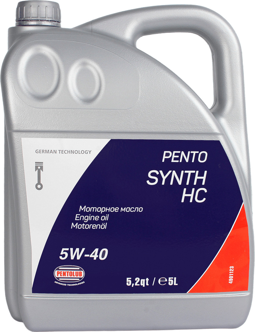 Моторное масло Pentolub Pentosynth HC 5W40 / 36545 (5л)