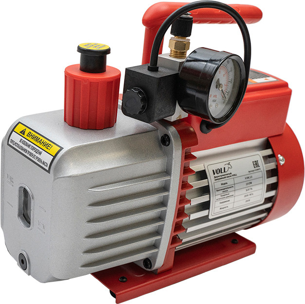 Вакуумный насос для заправки автокондиционера VOLL V-VAC 2.5 70л/мин 2.5CFM 1/3HP 9.00070 — фото 3