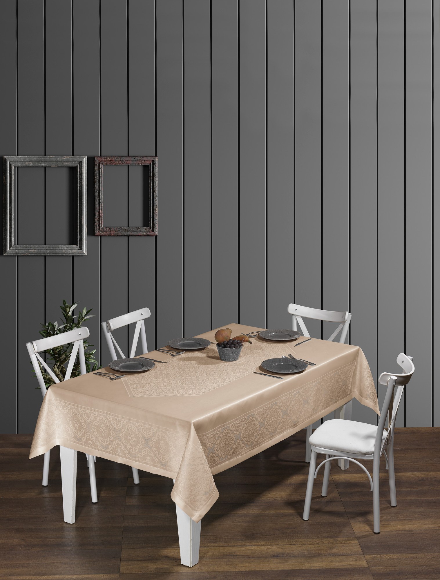 Скатерть DO&CO Roma 160x220 / 12311 (капучино)