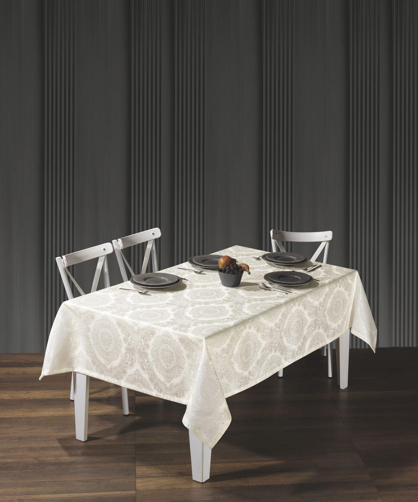 Скатерть DO&CO Milano 160x220 / 12338 (кремовый)