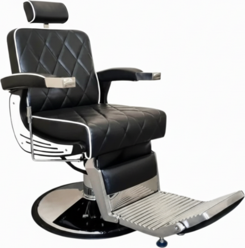 Кресло парикмахерское Jiqiao B1218-ПЧ (черный)