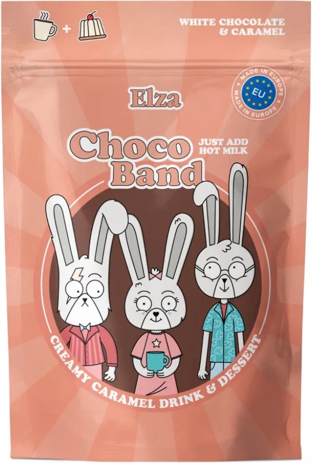 Какао-порошок Elza Choko Band Creamy Caramel (200г)