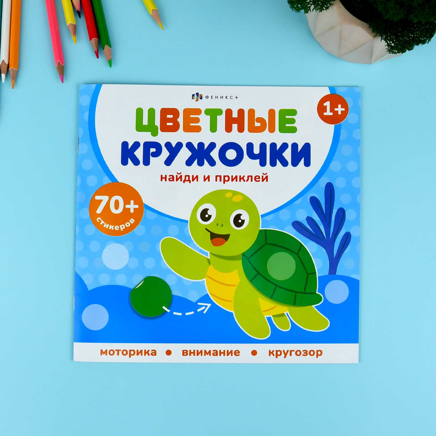 Развивающая книга Феникс+ Цветные кружочки. Кто где живет / 72691 — фото 2