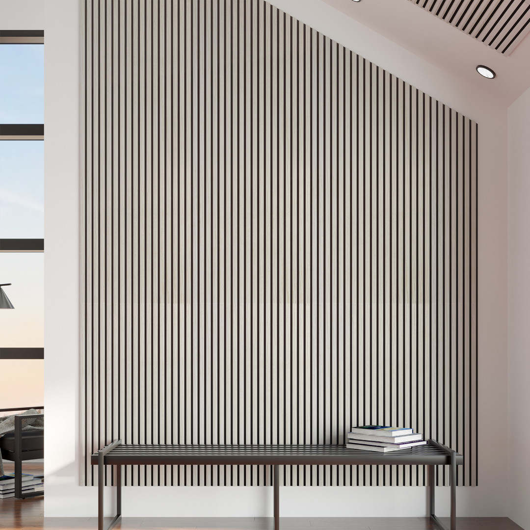 Реечная панель STELLA Trend Standart Белый МДФ (2780х600х21) — фото 2