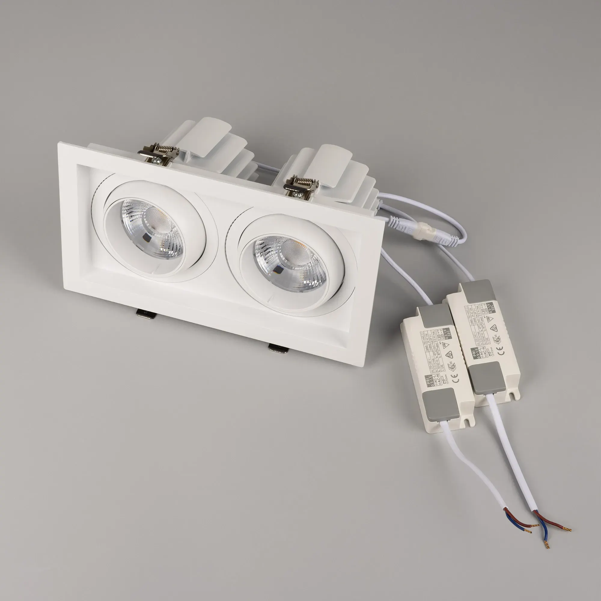 Точечный светильник Arlight MS-VORTEX-BUILT-S250x140-2x30W Warm3000 WH-WH 17 deg / 057767 — фото 4