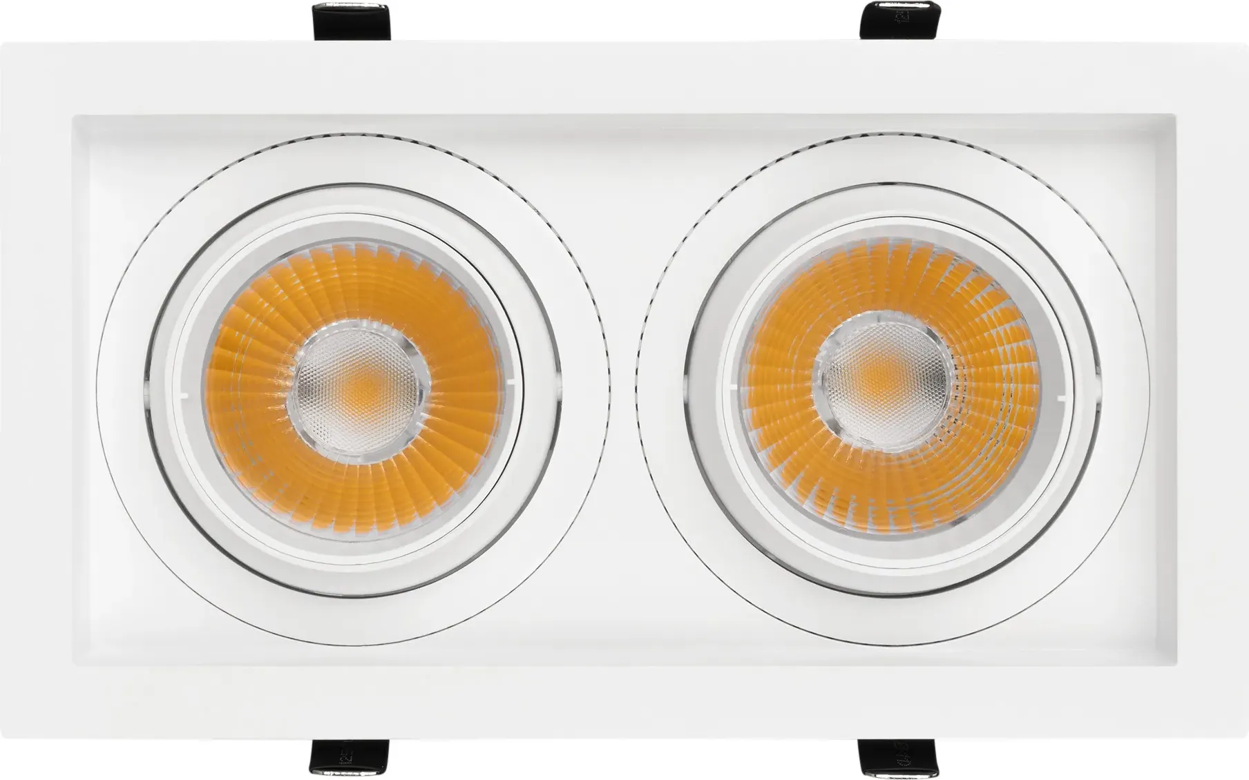 Точечный светильник Arlight MS-VORTEX-BUILT-S250x140-2x30W Warm3000 WH-WH 17 deg / 057767 — фото 2