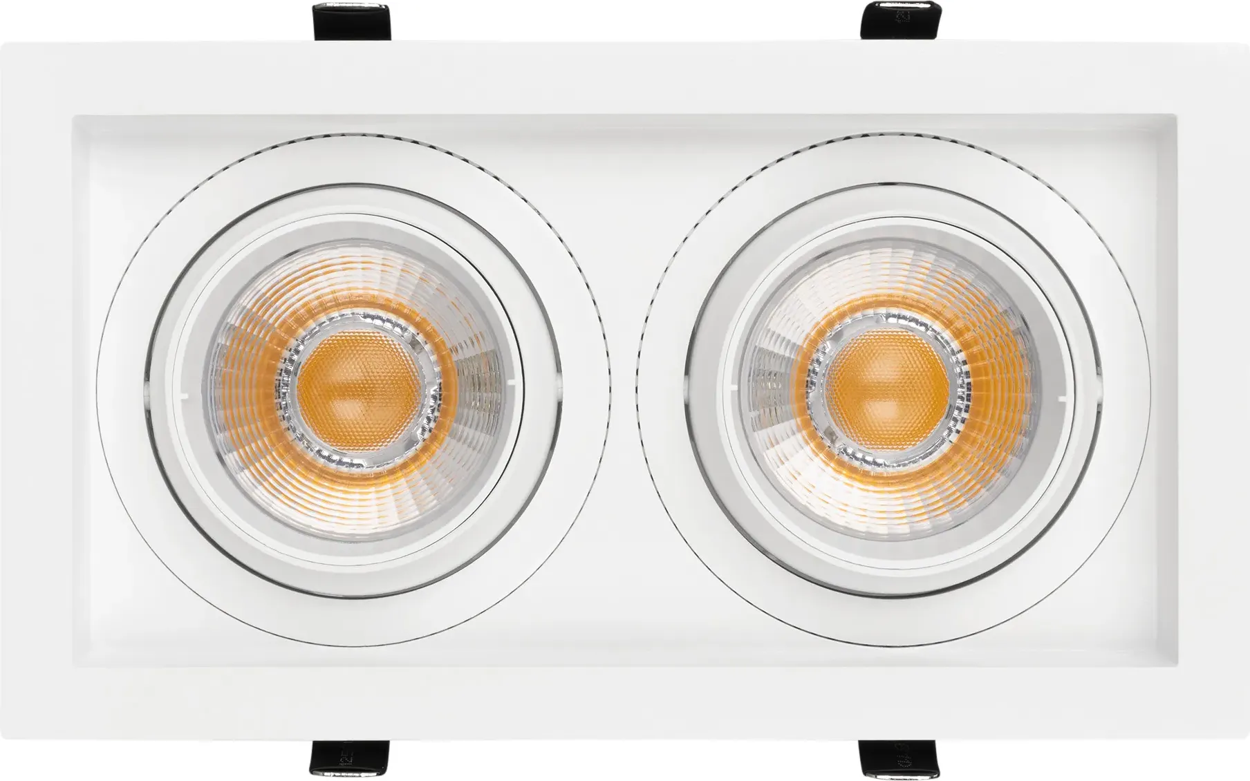 Точечный светильник Arlight MS-VORTEX-BUILT-S250x140-2x30W Warm3000 WH-WH 30 deg / 057766 — фото 2