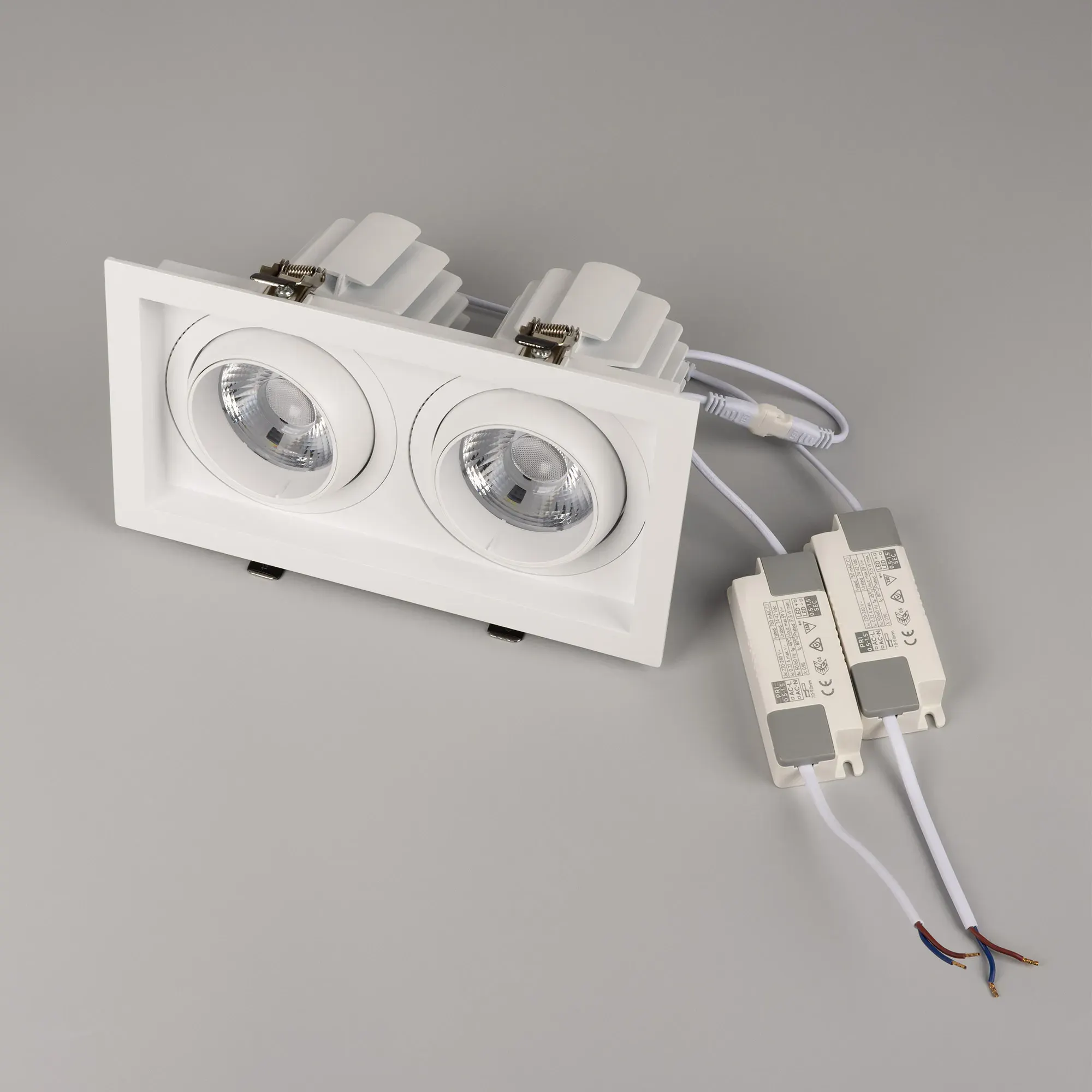 Точечный светильник Arlight MS-VORTEX-BUILT-S250x140-2x30W Warm3000 WH-WH 30 deg / 057766 — фото 4