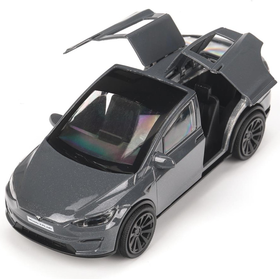 Автомобиль игрушечный Технопарк Tesla Model X Plaid / MODELX-12-GY-WOD — фото 3