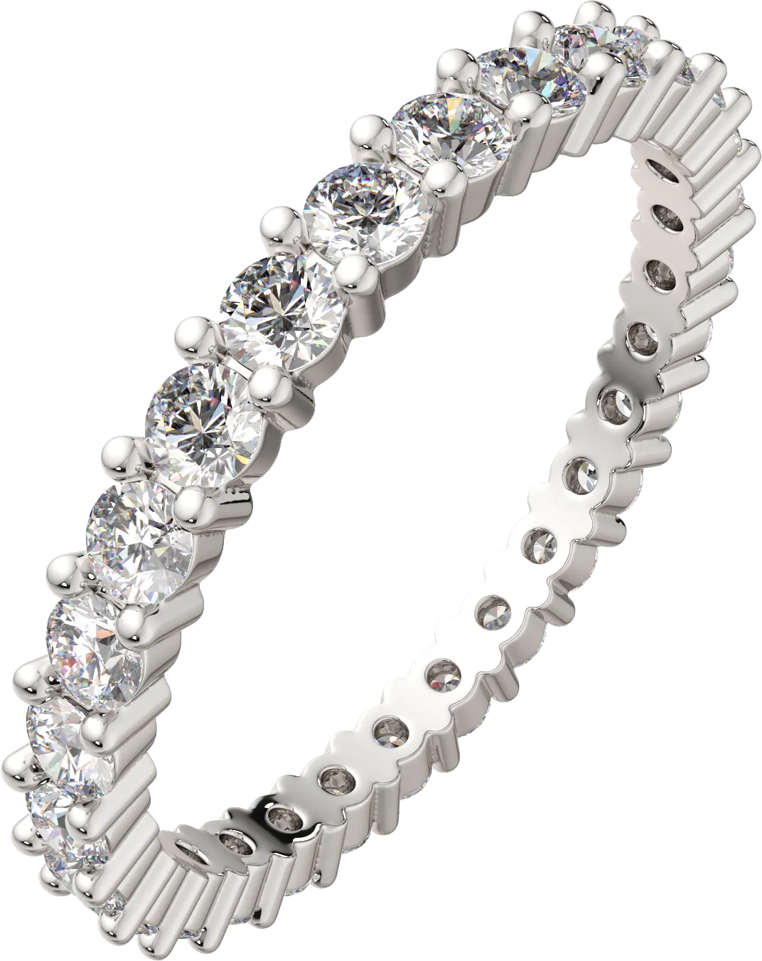 Кольцо из белого золота ZORKA 2D00260.14K.W (р.16, с бриллиантом)