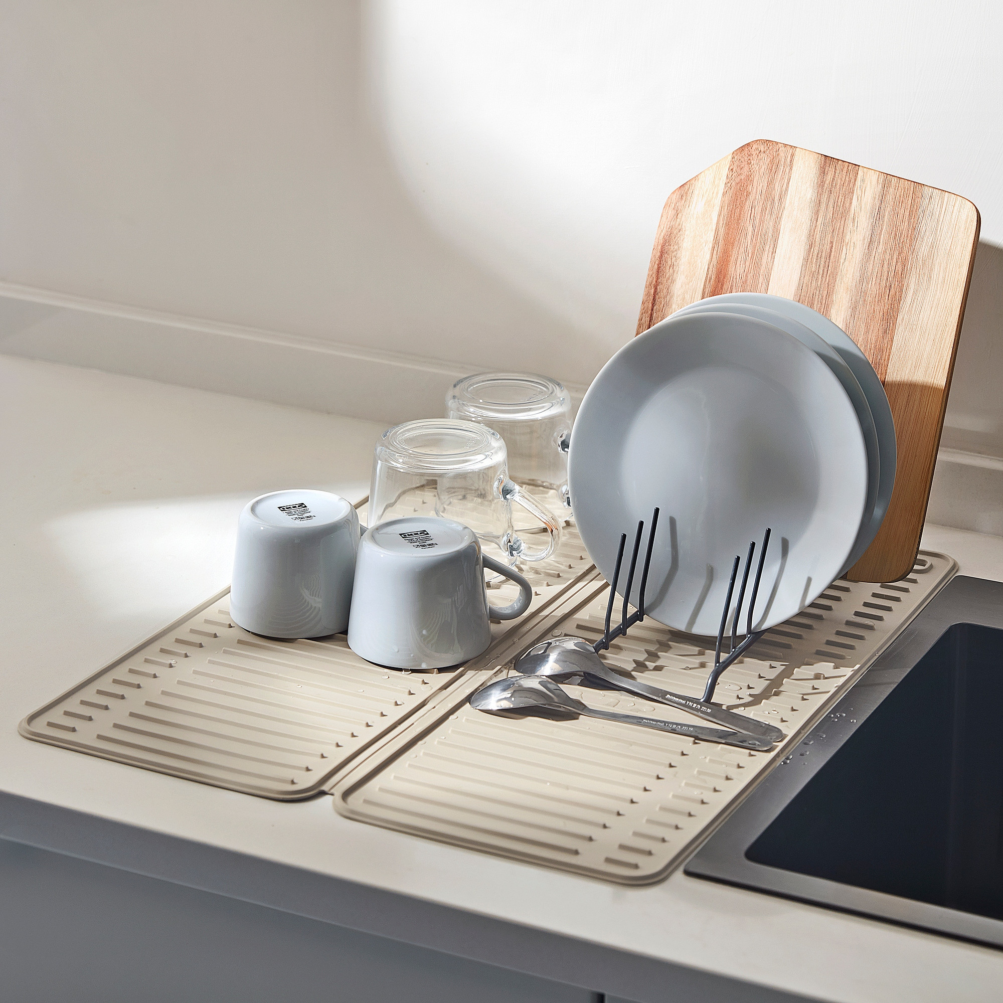 Коврик для сушки посуды Ikea Rinnig 505.954.42 (бежевый) — фото 5