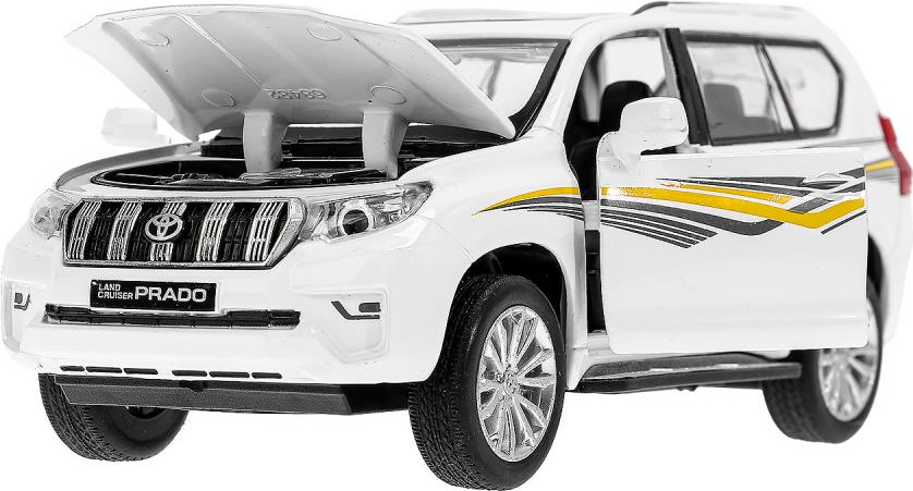 Масштабная модель автомобиля Технопарк Toyota Land Cruiser Prado / SB-68482W — фото 3