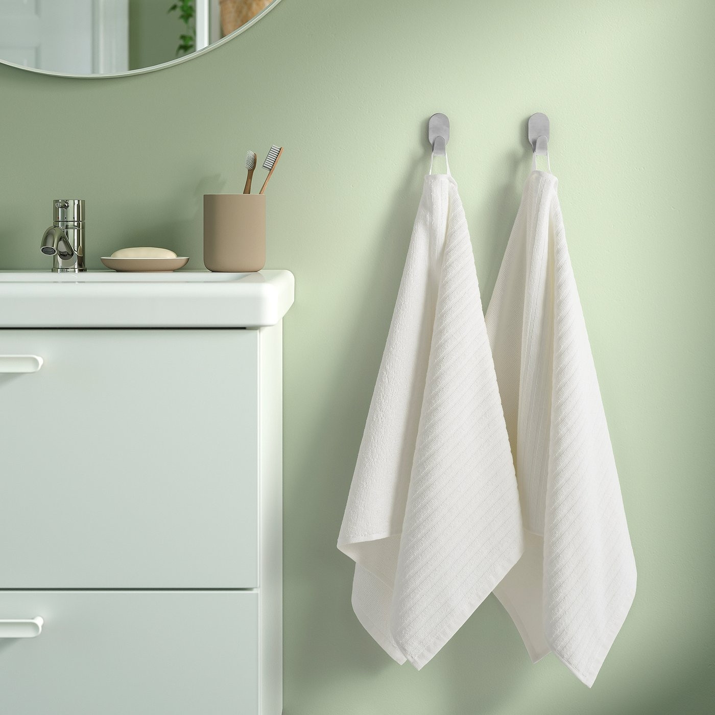 Полотенце Ikea Вогшен 206.091.48 (белый) — фото 4