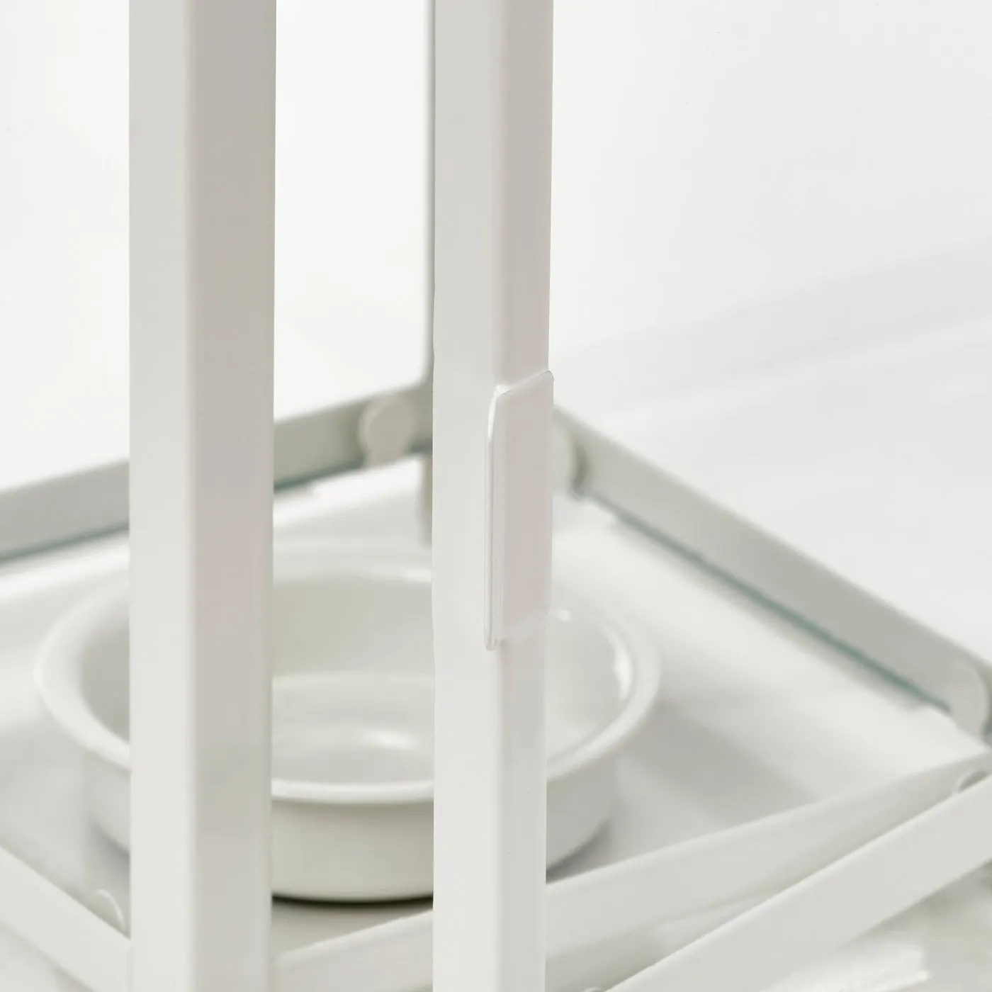 Подсвечник Ikea Фонарь для греющей свечи Беррби 106.088.56 (белый) — фото 2