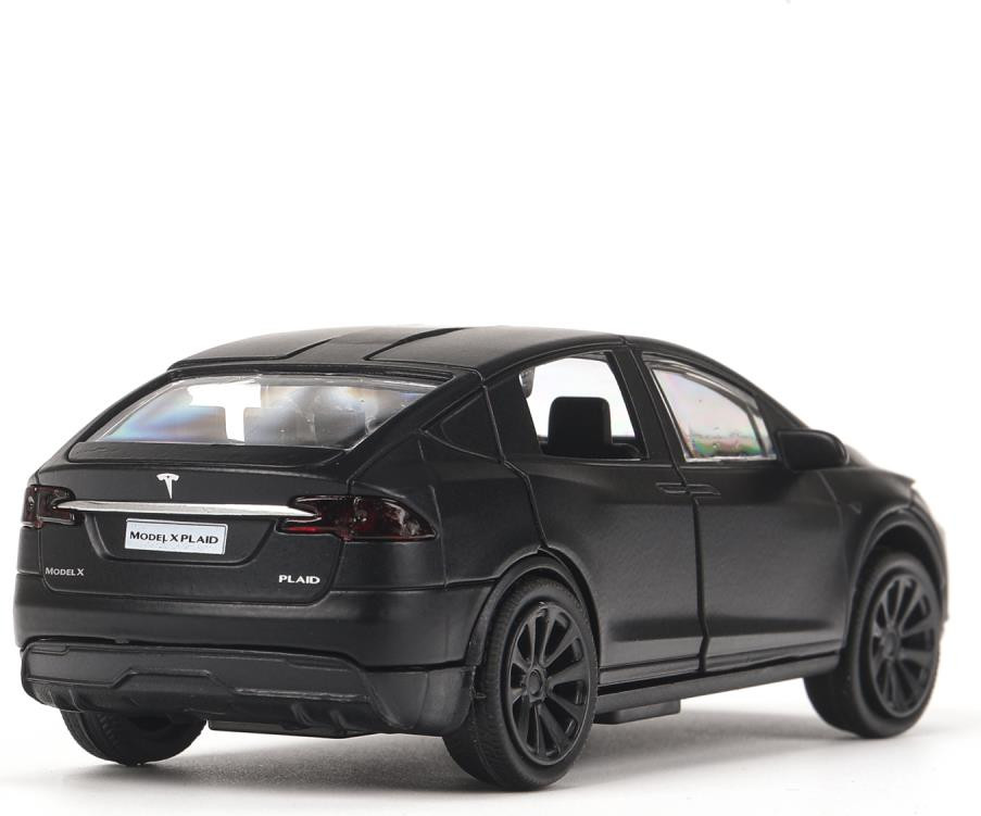 Автомобиль игрушечный Технопарк Tesla Model X Plaid / MODELX-12SLMAT-BK-WOD — фото 2