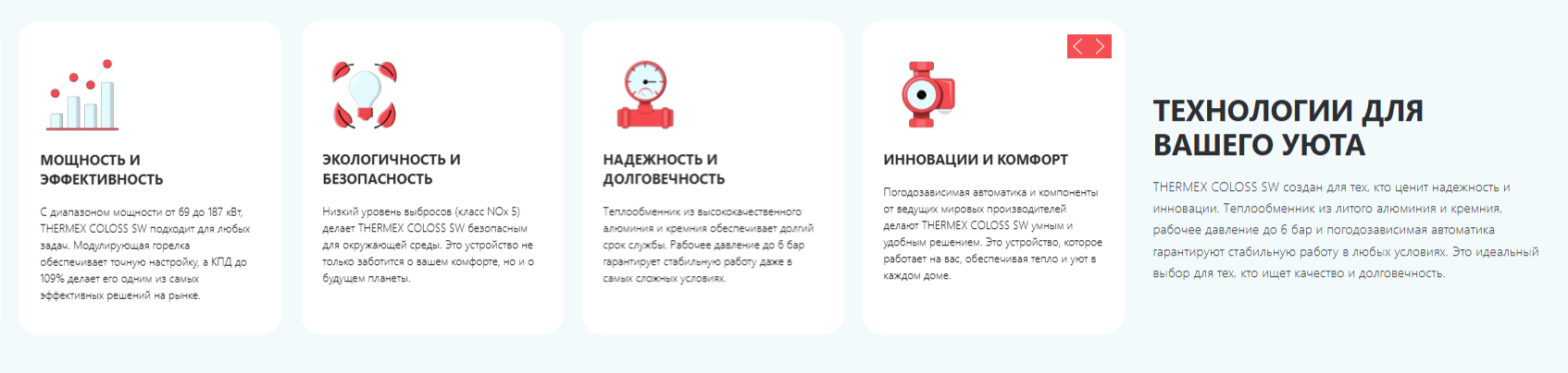 Газовый котел Thermex Coloss SW100 TR304W — фото 4