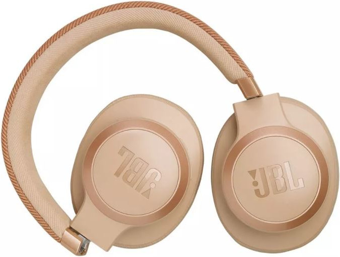 Беспроводные наушники JBL Live 770NC / JBLLIVE770NCSAT (бежевый) — фото 6