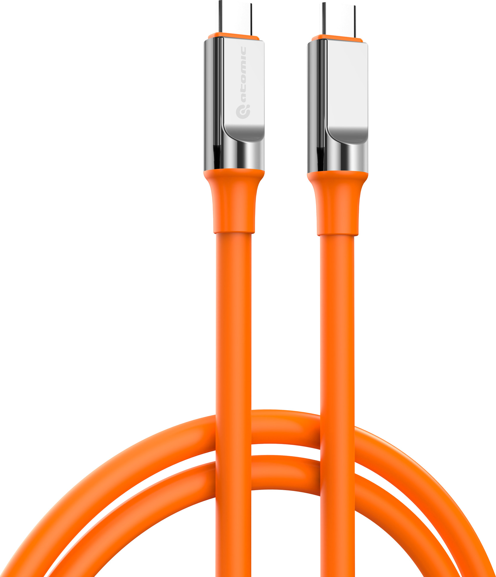 Кабель Atomic Crazy USB-C-USB-C PD 60W / 30.415 (1.5м, оранжевый)