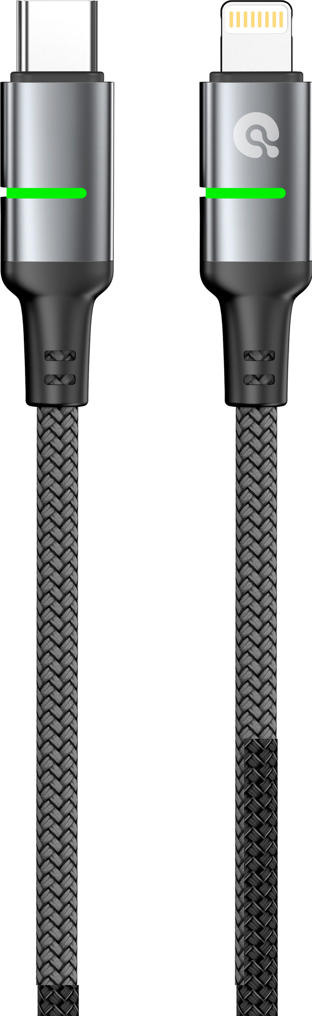 Кабель Atomic SparkX USB-C-Lightning / 30.419 (1.2м, серый)
