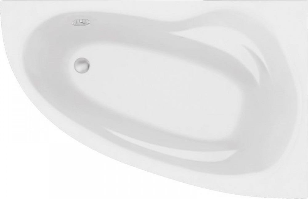 Ванна акриловая Bonito Home Emilia 140x90 R / BH-EM-103-140P/St+BH-EM-140L/P (с ножками и экраном)