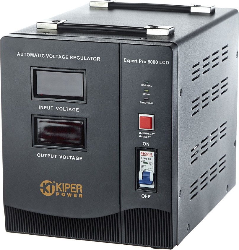 Стабилизатор напряжения Kiper Power Expert Pro 5000 LCD (5000VA/3000W) — фото 2