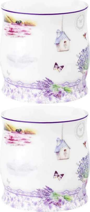 Набор кружек Elan Gallery Лаванда New Bone China / 420769 — фото 5