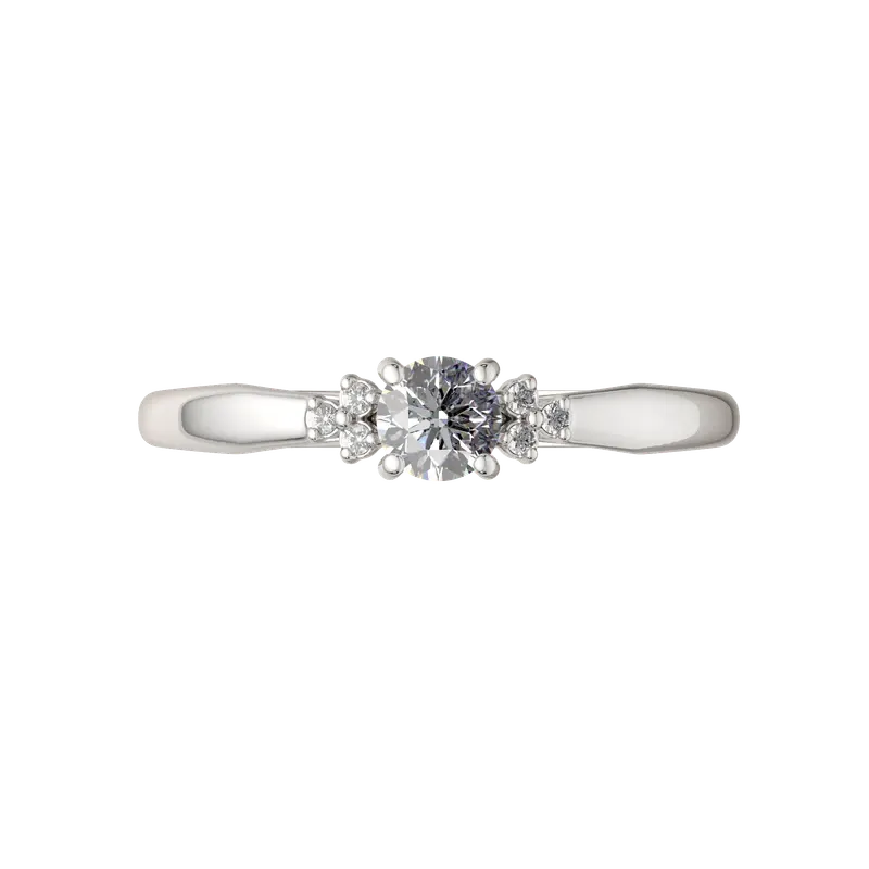 Кольцо из белого золота ZORKA 210654.14K.W (р.16.5, с фианитами) — фото 2