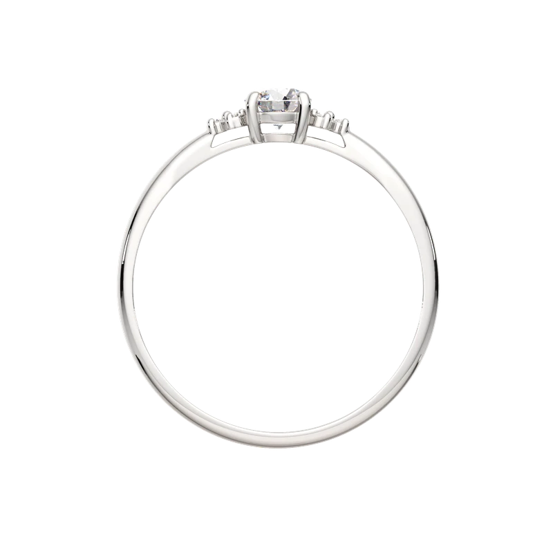 Кольцо из белого золота ZORKA 210654.14K.W (р.16.5, с фианитами) — фото 3