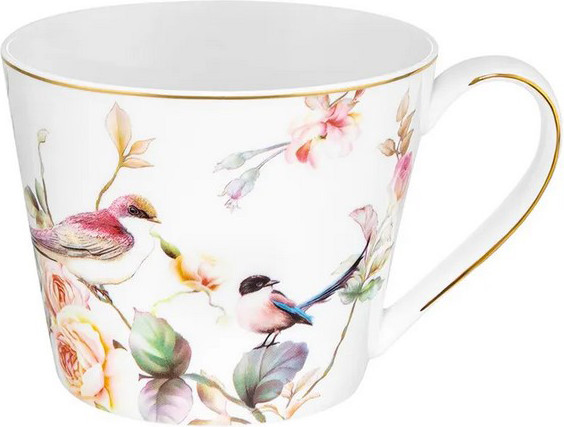 Кружка Elan Gallery Певчие птички New Bone China / 730882