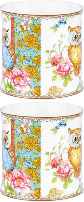 Набор кружек Elan Gallery Совушки New Bone China / 420782 — фото 5