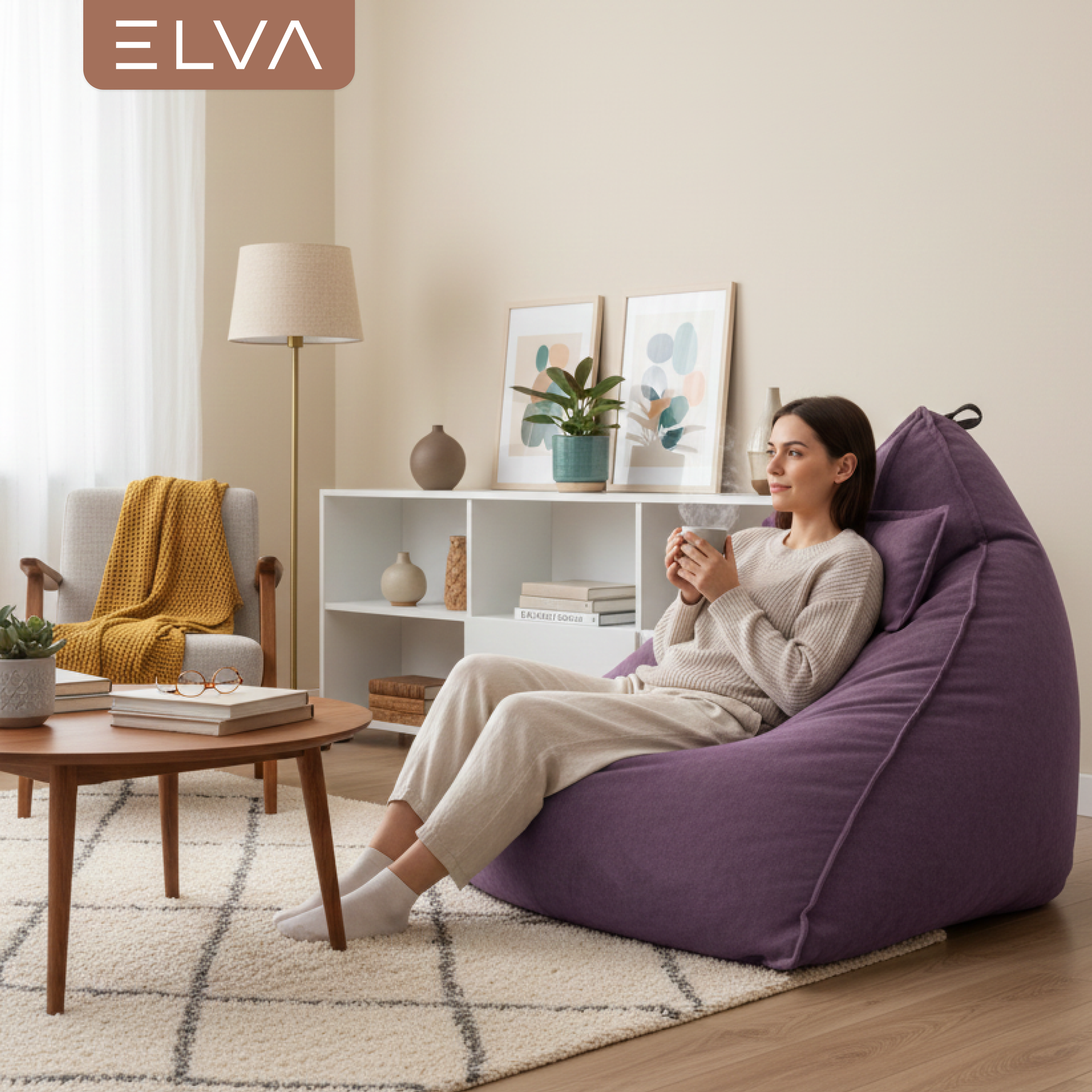Кресло-мешок ELVA Кози (Lounge 15) — фото 4