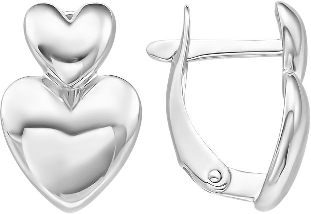 Серьги из серебра 7 КАРАТ П2207-048С