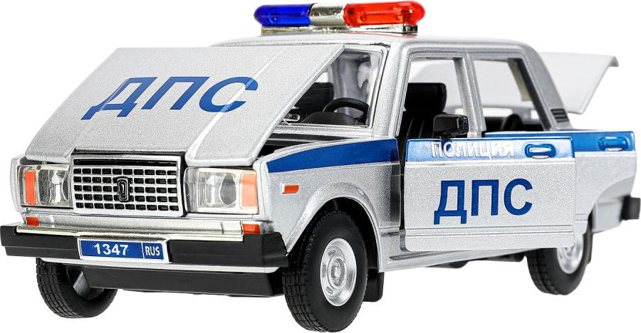 Масштабная модель автомобиля Технопарк Lada Ваз 2107 / FY2407P — фото 3