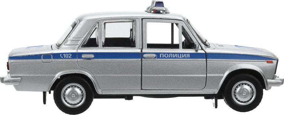 Автомобиль игрушечный Технопарк Lada Ваз-2106 Полиция / 2106-132SLPOL-SR — фото 2