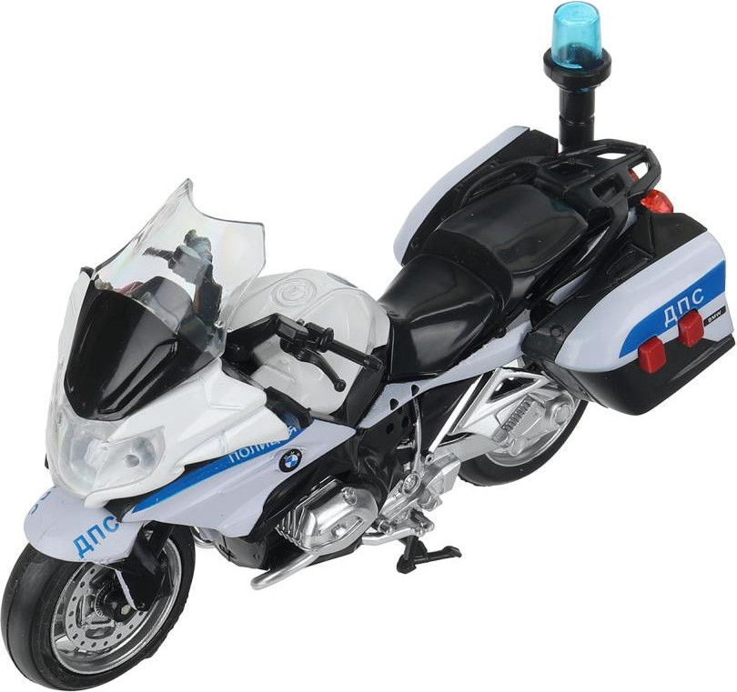 Мотоцикл игрушечный Технопарк BMW R1200 RT / R1200-13SLPOL-WH — фото 4