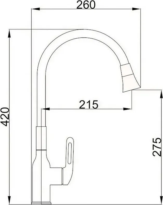 Смеситель Haiba HB42830 — фото 2