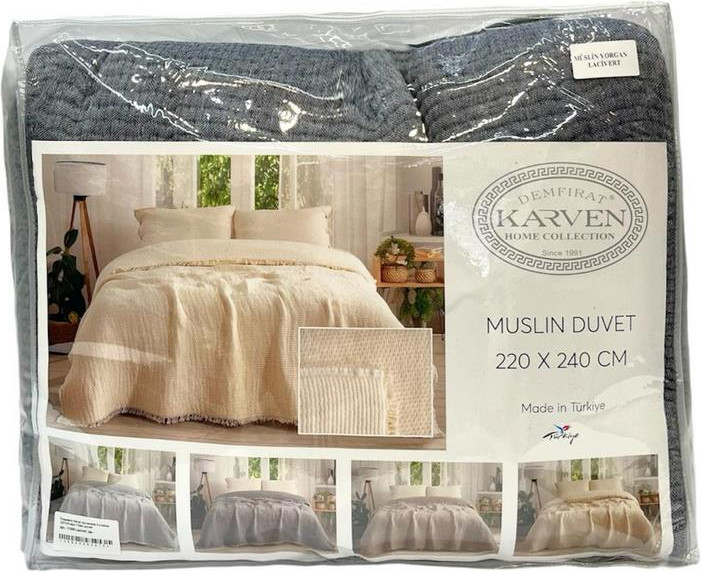 Покрывало Karven Евро 220x240 / Y1050 Lacivert — фото 2