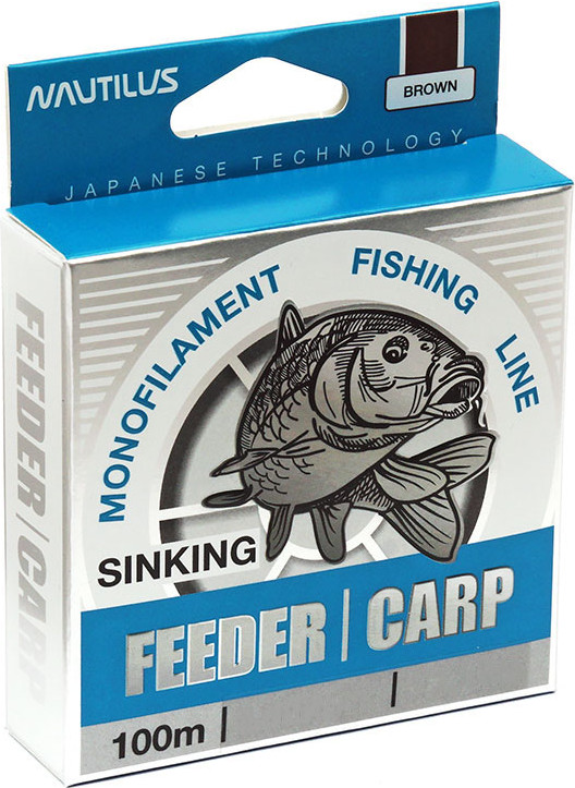 Леска монофильная NAUTILUS Feeder Карп 0.40мм 17.1кг 100м brown / 06-42302572 — фото 3