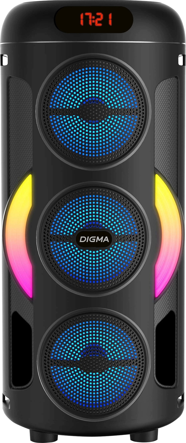 Минисистема Digma D-MC1721 (черный)