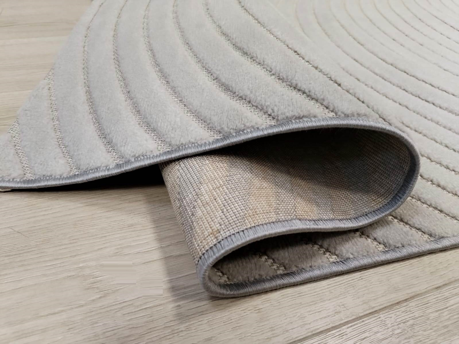 Ковер Radjab Carpet Сканди Сизаль Прямоугольник 10937B (1.5x2, Grii/Grii) — фото 4