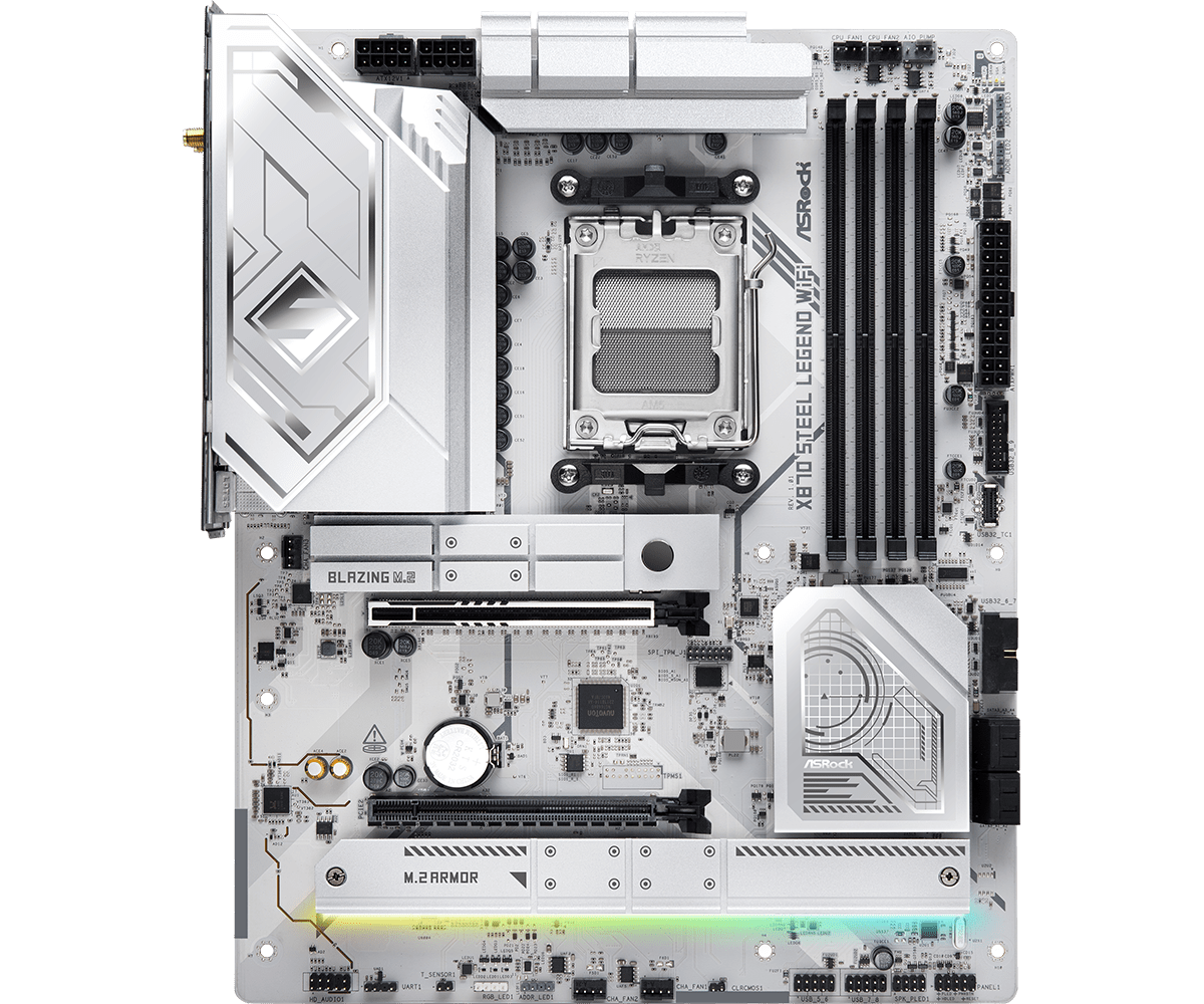 Материнская плата AsRock X870 Steel Legend WiFi — фото 2