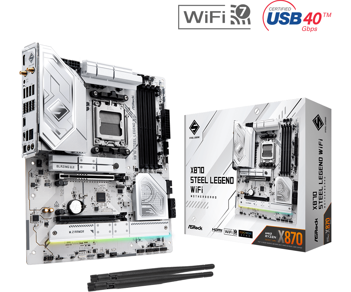 Материнская плата AsRock X870 Steel Legend WiFi — фото 6
