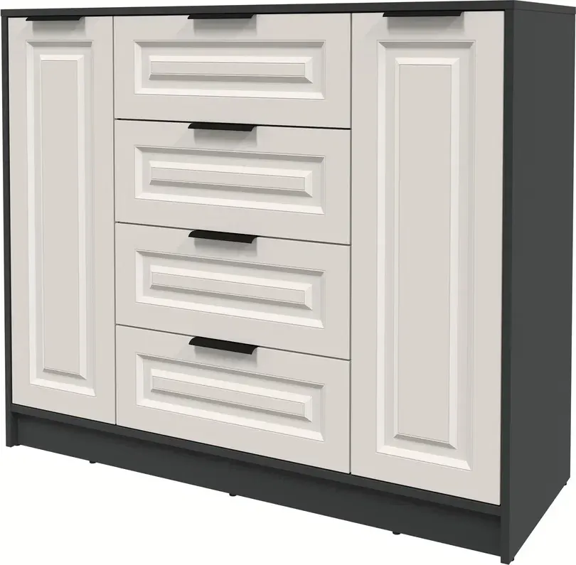 Тумба Interline Концепт КТ-Т120 Деко (антрацит/кашемир)