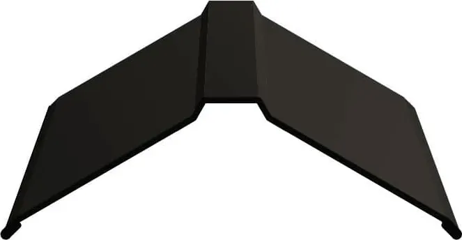 Конек кровельный Скайпрофиль 190 Эконом Плюс-Пэ-мат-RAL9005 (2м)