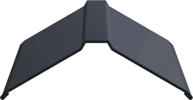Конек кровельный Скайпрофиль 150 0.5-Пэ Rooftop Matte (СтБархат)-RAL7024 (2м)
