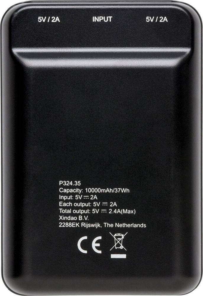 Портативное зарядное устройство Xindao P324.351 (черный) — фото 4