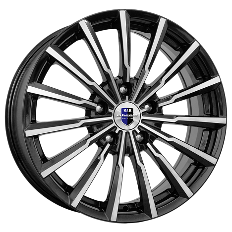 Литой диск K&K Акцент 17x7" 5x112мм DIA 57.1мм ET 49мм Алмаз черный